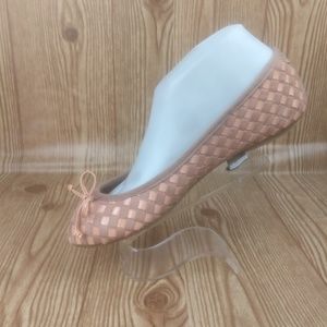 Bertie Ballet Flat Womens Size 39 Peach Leather
